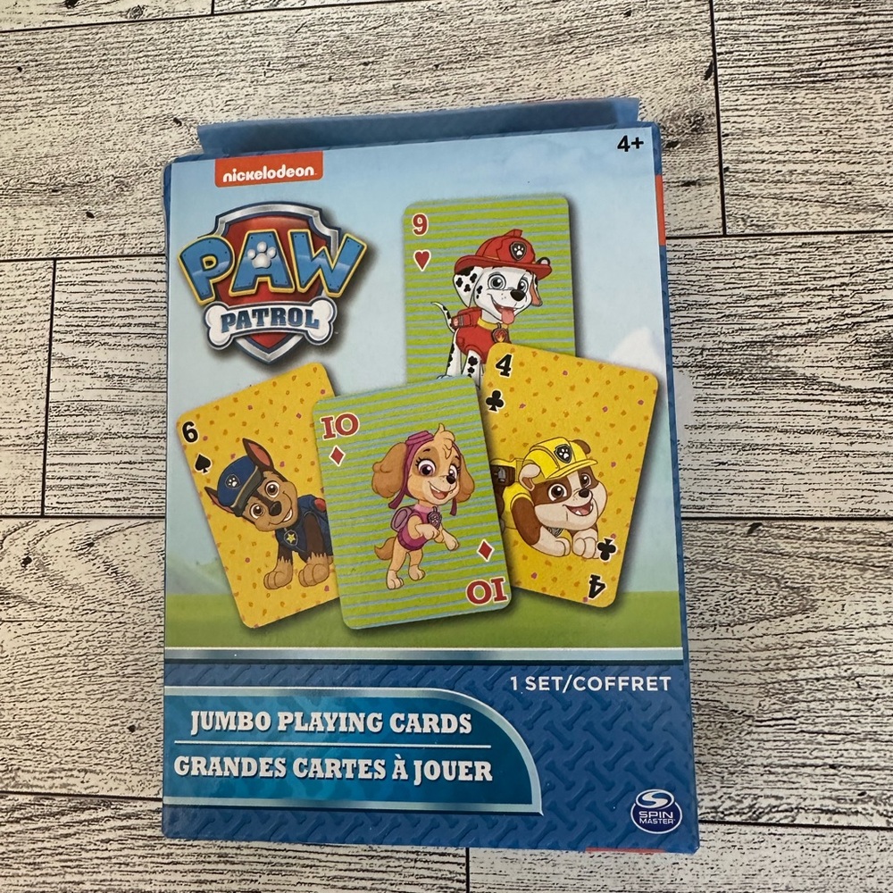 🌵3/$15 Nickelodeon PAW Patrol Jumbo Playing Cards ( see description)